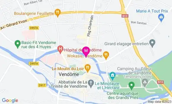 Localisation Restaurant  Le Moris