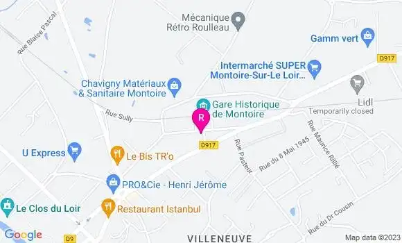 Localisation Restaurant  L
