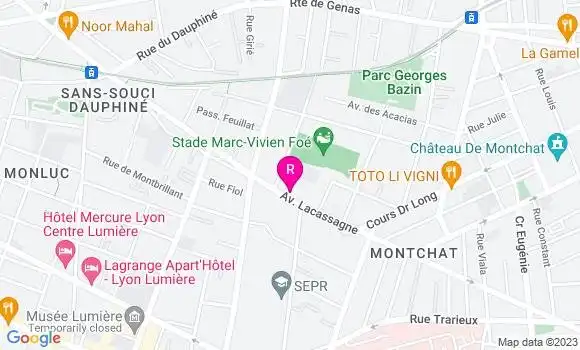 Localisation Restaurant  L