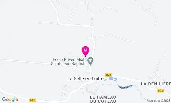 Localisation Restaurant  La Selloise