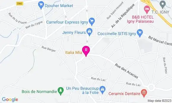Localisation Restaurant Italien Italia Mia