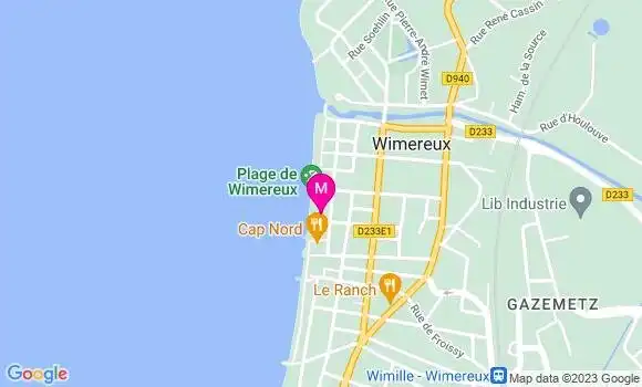 Localisation Restaurant  Le Sable Rouge