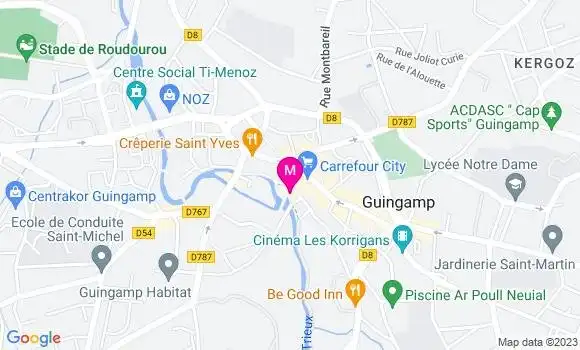 Localisation Brasserie L