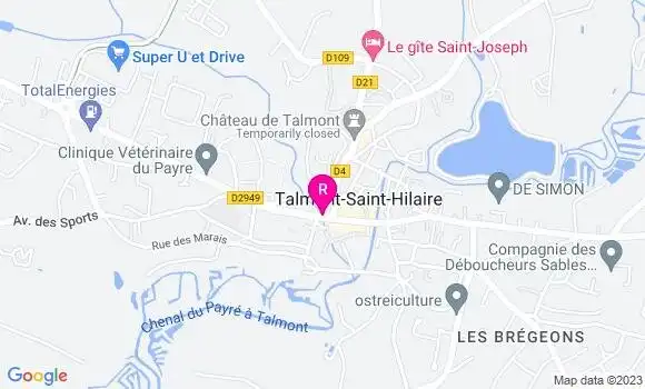 Localisation Restaurant  L