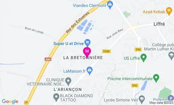 Localisation Restaurant  Le Boléro