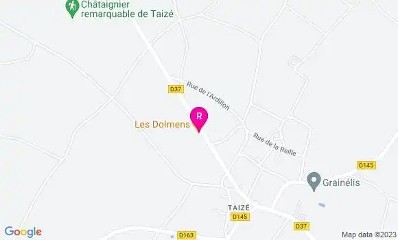 Localisation Restaurant  Les Dolmens