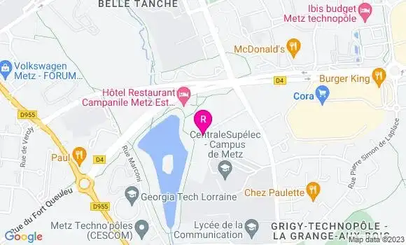 Localisation Restaurant  Les Rives du Lac