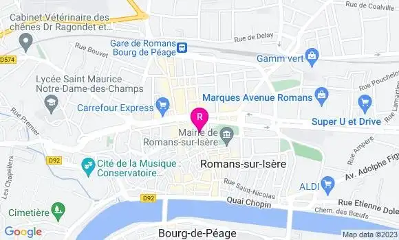 Localisation Bistrot Gourmand