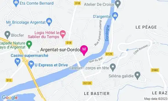 Localisation Auberge des Gabariers