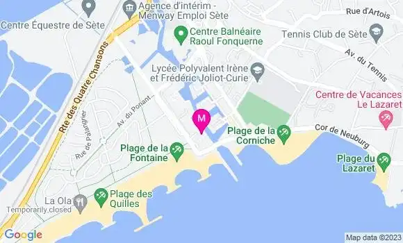 Localisation Restaurant  Le Sud