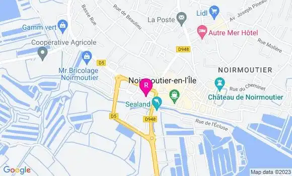 Localisation Café de la Gare