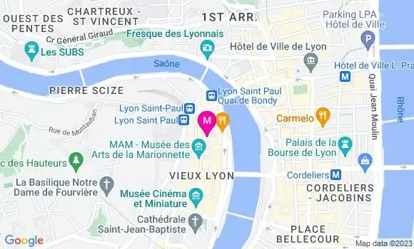 Localisation Restaurant  Au Pied Dans l