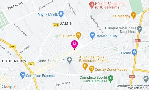 Localisation Restaurant Bar Le Sympatik