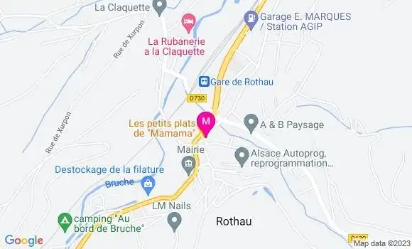 Localisation Restaurant  Les Petits Plats de Mamama