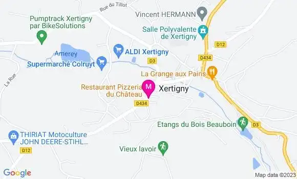 Localisation Pizzeria du Château