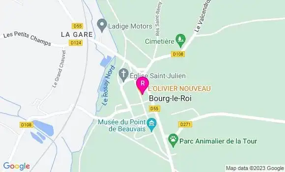 Localisation Pizzeria L