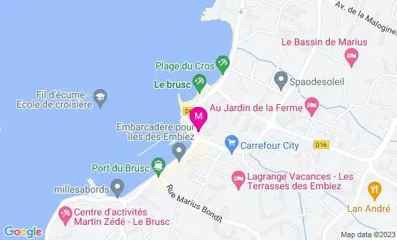 Localisation Pizzeria Le Pinocchio