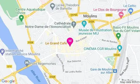 Localisation Restaurant  Le Grand Café