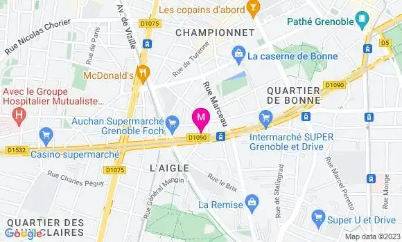 Localisation Restaurant  Palace Café