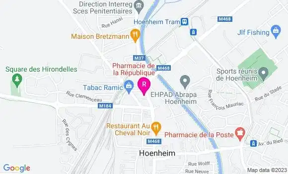Localisation Restaurant  Au Tramway
