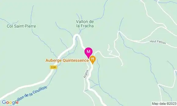 Localisation Auberge Quintessence