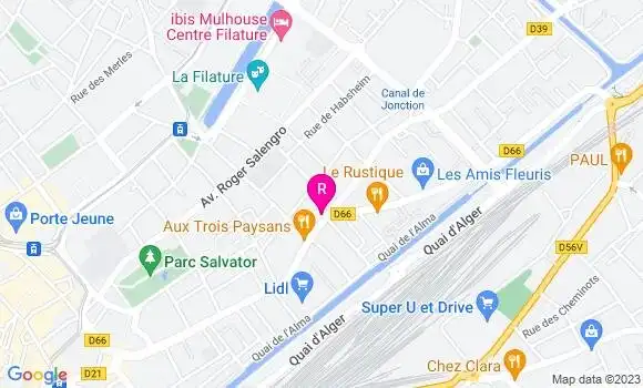 Localisation Auberge du Boucher