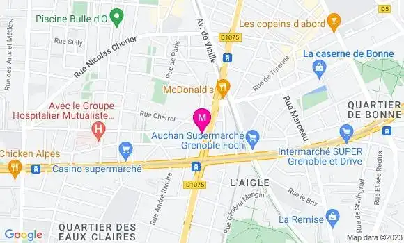 Localisation Brasserie L