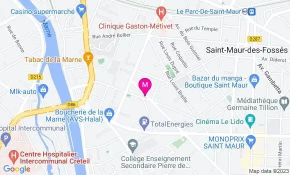 Localisation Restaurant  Cyrille Billot