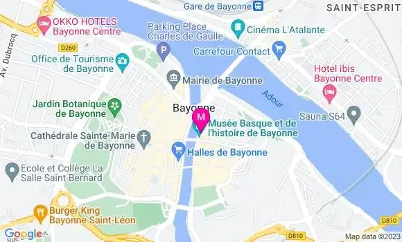 Localisation Restaurant  Le Bayonnais