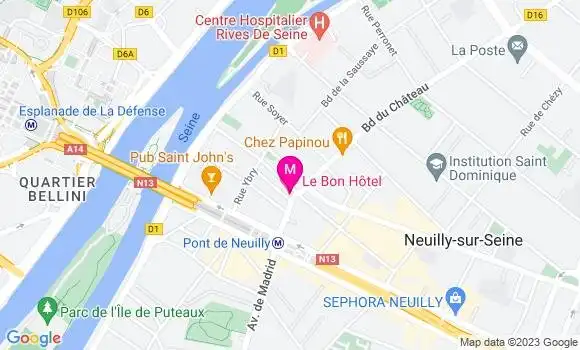 Localisation Café Le Brazza