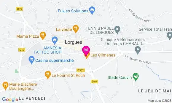 Localisation Restaurant  La Table du Moulin