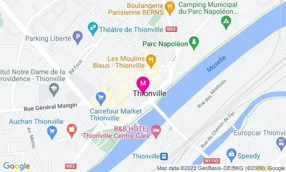 Localisation Restaurant Bar Le Titanic