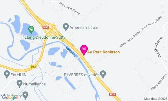 Localisation Restaurant  Au Petit Robinson