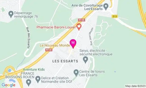 Localisation Restaurant  Le Nouveau Monde
