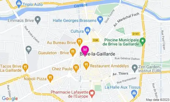 Localisation Restaurant  Le Majour