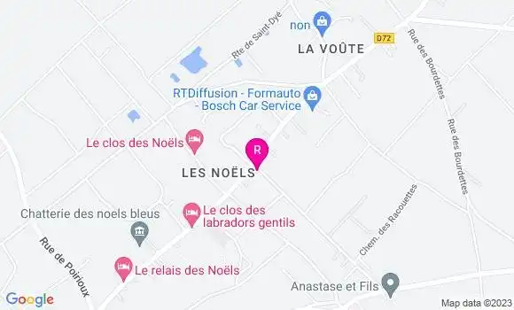 Localisation Restaurant  Café du Commerce