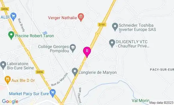 Localisation Restaurant  Au Fil de l