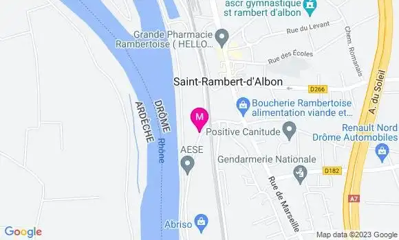 Localisation Restaurant  Le Fil de l