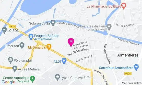 Localisation Restaurant Bar A l