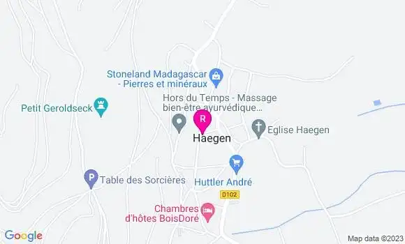 Localisation Restaurant  Au Bain