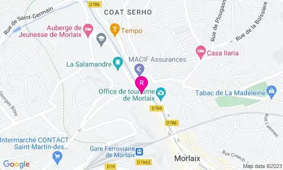 Localisation Restaurant  La Pom