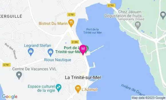 Localisation Restaurant  Bateaux sur l