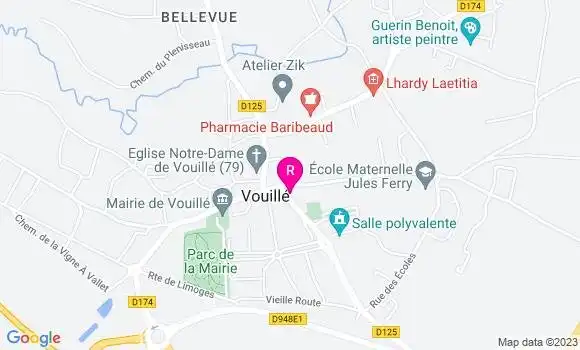 Localisation Restaurant  Le Ranch du Piot