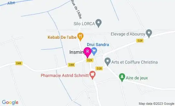 Localisation Hôtel Restaurant Hensienne