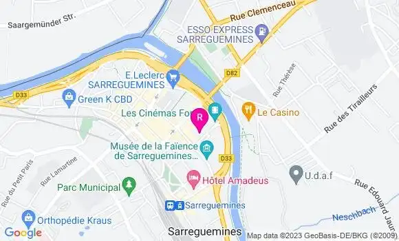 Localisation Brasserie de la Mairie