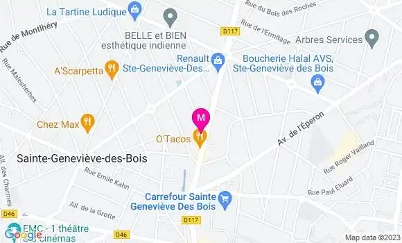 Localisation Restaurant  La Pierrade d