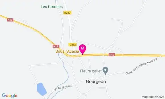 Localisation Restaurant  Sous l