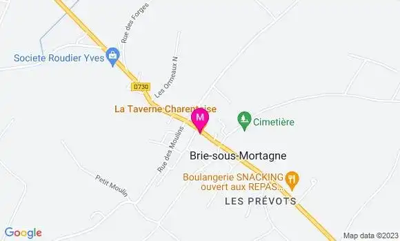 Localisation La Taverne Charentaise