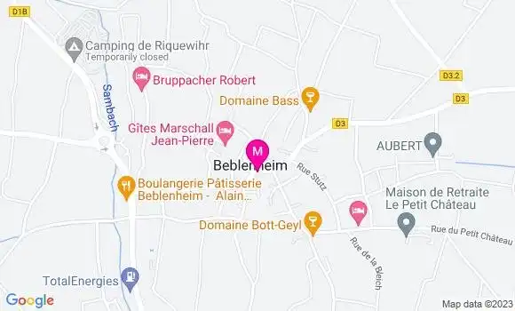 Localisation Auberge a l