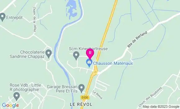 Localisation Restaurant  Les 4 Sapins